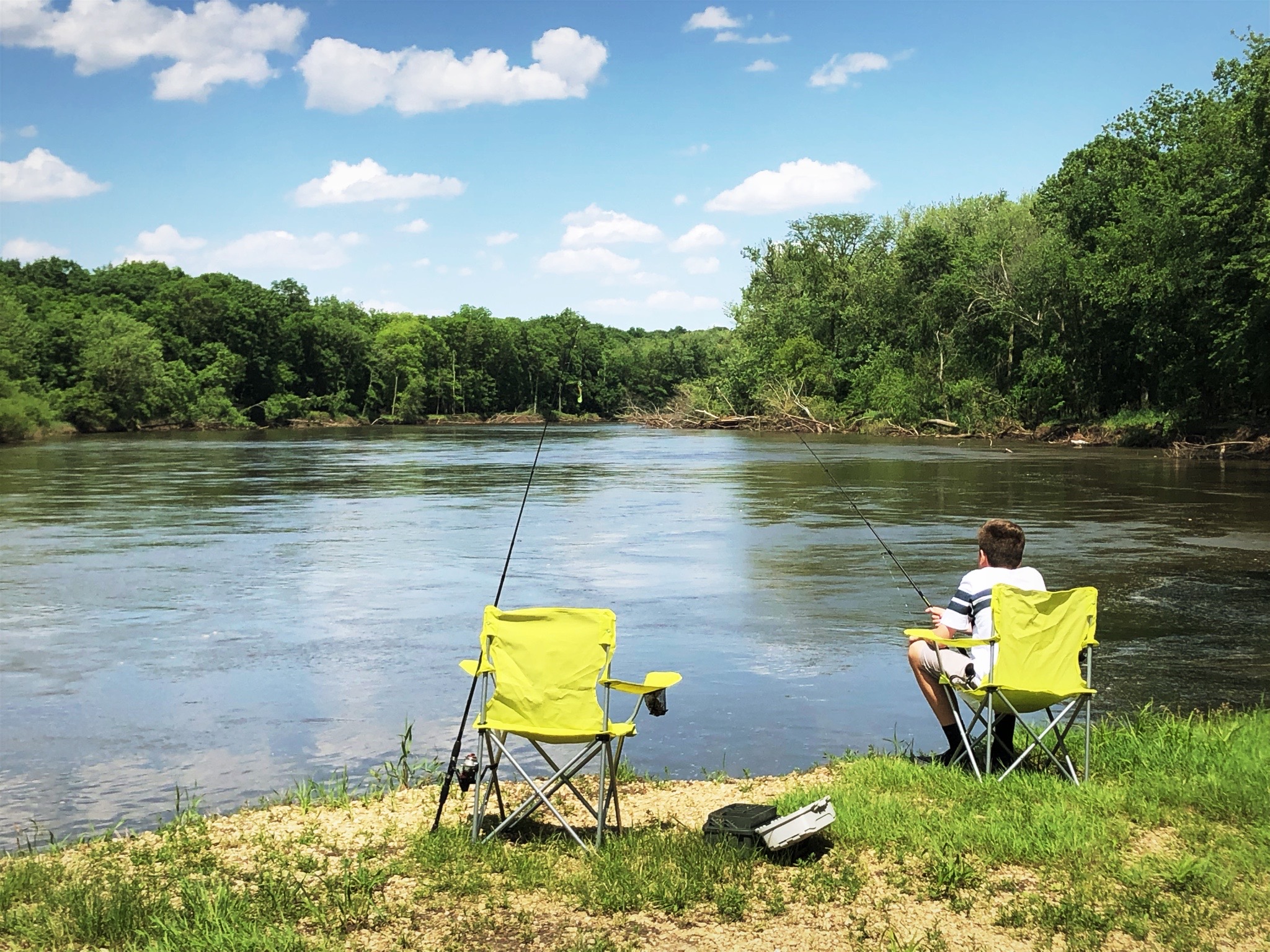 Fishing the Wapsipinicon River